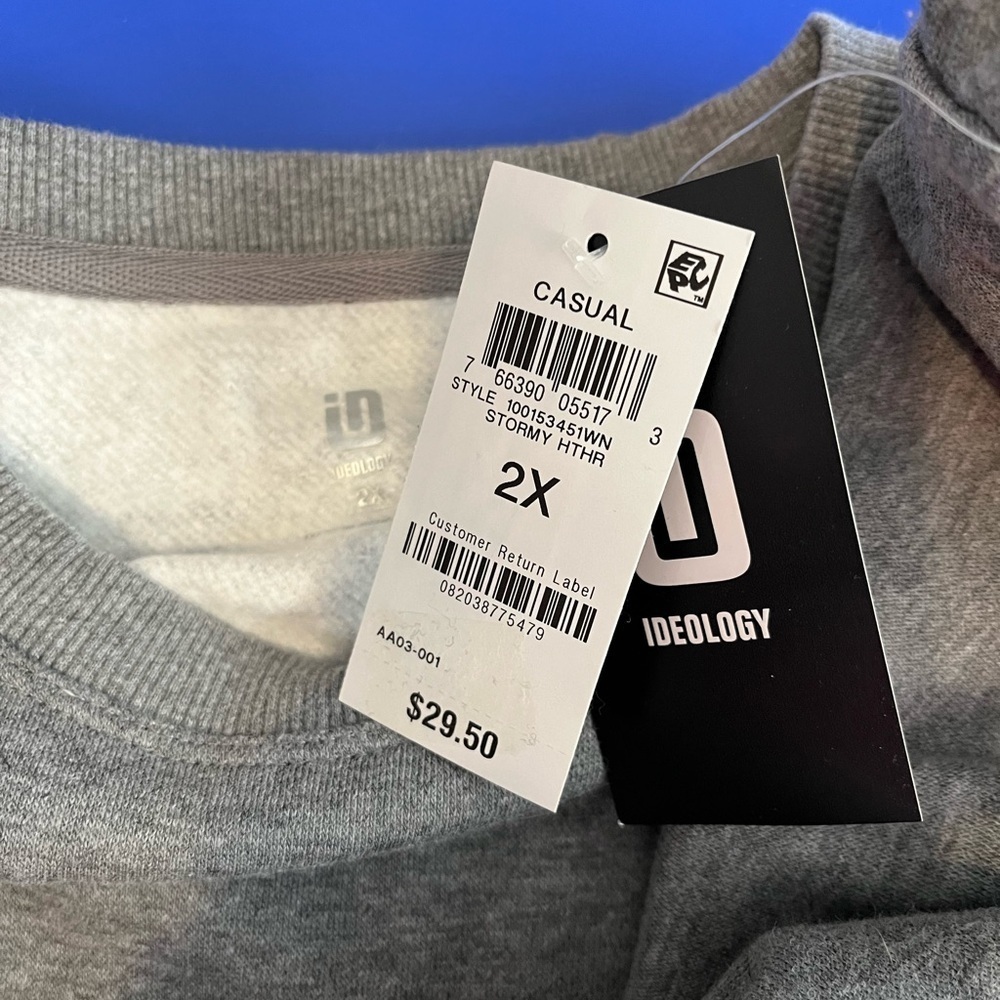 Ideology Grey Sweatshirt - Picture 5 of 6